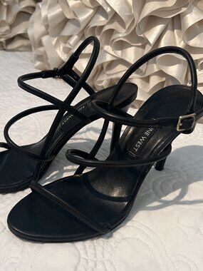 NINE WEST (Merica) Black, Strappy Stilettos